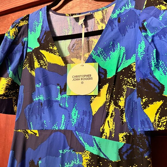 Christopher John Rogers Maxi Dress sz4 - Small - Picture 7 of 11